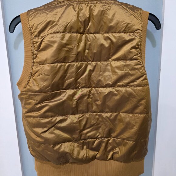 Lululemon Reversible Brown Bomber Vest – Lightweight Athletic Layering Piece - Picture 8 of 8